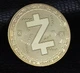 Сувенирная монета Zcash (зеткеш) в пластиковой прозрачной коробке/чехле Золото - изображение 8