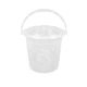 Відро господарське Asude Plastik 10л, прозорий (ASD103) - изображение 2