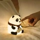 Ночной LED светильник силиконовый Панда c аккумулятором - изображение 2