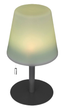 Lampa ogrodowa Atmosphera Zack 30 cm Grey (3560232797385) - obraz 2