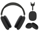 Чохол-накладка DK Silicone Candy Friendly для Apple AirPods Max 1 / 2 (black) - зображення 1