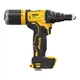 Заклепочник DeWALT 18 В XR Li-Ion, 10 kN, d.закл.=2.4-4.8 мм (без АКБ и ЗУ) (DCF403NT) - изображение 10