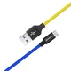 Дата кабель USB 2.0 AM to Micro 5P 1.0m National ColorWay (CW-CBUM052-BLY) - изображение 3