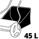Газонокосилка Einhell GE-HM 18/38 Li-Solo, 18В, PXC, 38 см, 45 л, 14-38 мм, 10.5 кг (без АКБ и ЗУ) (3414200) - изображение 5