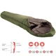 Спальний мішок Grand Canyon Fairbanks 190 -4°C Capulet Olive Left (340020) - зображення 3