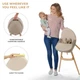 Стульчик для кормления 2 в 1 Kinderkraft Fini 2 Beige (KHFINI02BEG0000) (5902533924493) - изображение 7