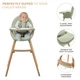 Стульчик для кормления 2 в 1 Kinderkraft Fini 2 Green (KHFINI02GRE0000) (5902533924516) - изображение 5