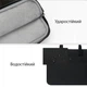 Нейлонова сумка Casepoke для ноутбука 15.6 з кріпленням на валізу, чорна (86842095) - зображення 6