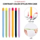 Чохол TPU Goojodoq Matt 2 Golor для стілуса Apple Pencil 2 Green/Yellow (1005002071193896GY) - зображення 7