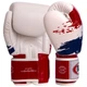 Перчатки боксерские кожаные FAIRTEX THAI PRINT (размер 14oz, белый-синий-красный) (BGV1-THAI_14_унции) - изображение 2