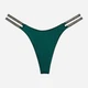 Трусики стрінги жіночі Victoria's Secret 292366755 M Зелені (1159807453) - зображення 3