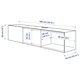 Тумба під телевізор з дверцятами IKEA BESTA 180x42x38 см (594.221.78) - изображение 7