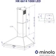 Витяжка купольна Minola HK 6614 WH 1000 LED - зображення 10