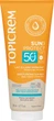 Сонцезахисне молочко Topicrem Sun Protect Spf 50+ зволожувальне 200 мл (3700281705249) - зображення 1