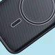 Чохол карбоновий Proove Carbon Kevlar Force Armor Case with MagSafe Magnetic Ring для Apple iPhone 12/12 Pro Black - зображення 5