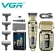 Набор для бритья триммер и электробритва VGR V-641 для бритья бороды и усов шейвер для идеальной гладкости - изображение 1