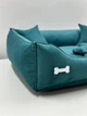 Лежак для собак c бортами TailorHouse-7 Бирюзовый 100*120 см - изображение 4