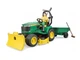 Набор игрушечный Садовый трактор John Deere с прицепом и фигуркой садовода, Bruder, 62104 - изображение 1