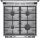 Gorenje Плита комбінована, 71л, 60x60см, дисплей, чавун,з кришкою, програматор IconLed,нерж - изображение 5