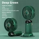 Вентилятор акумуляторний бездротовий 5-швидкостей 1800 mAh Green - зображення 3