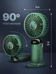 Вентилятор акумуляторний бездротовий 5-швидкостей 1800 mAh Green - зображення 9