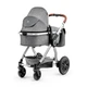 Візок Kinderkraft 3 в 1 Veo Gray (KKWVEOGRY30000) (5902533910656) - зображення 6
