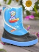 Дутики зимние на овчине Demar для мальчика SNOWBOARDER 20-21 (14см) синие - изображение 2