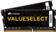 Оперативна пам'ять Corsair DDR4-2133 16384MB PC4-17000 (Kit of 2x8192) Value Select Black (CMSO16GX4M2A2133C15) - зображення 1