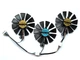 Вентилятор FirstD для відеокарти ASUS Strix (оригінал) FDC10U12S9-C FDC10H12S9-C (T129215SH T129215SL T129215SU PLD09210S12H) комплект 3 шт (№315) - зображення 2