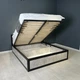 Кровать MebliRoMax Loft 160х200 Индастриал /Черный+ Подъемный механизм (000084984) - изображение 2