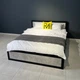 Кровать MebliRoMax Loft 160х200 Индастриал /Черный+ Подъемный механизм (000084984) - изображение 4
