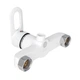 Змішувач для душу Lidz Latwa 010 (з душовим гарнітуром) (k40) LDLAT010WHI45426 White - зображення 3