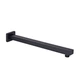 Кронштейн для верхнього душу Qtap Trubice 400 мм прямокутний QTTRU120BLM45929 Black Matt - зображення 1