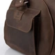 Дорожная кожаная сумка GRANDE PELLE 24х55х31 см 000296643 - изображение 5