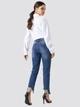 Джинсы Slim Fit женские NA-KD 1100-000288-0038 34 Синие (7325940558019) - изображение 4