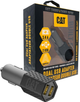 Автомобільний зарядний пристрій CAT 2 x USB Black (5420071507256) - зображення 4