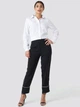 Брюки женские NA-KD 1018-001311-0002 36 Черные (7325941010653) - изображение 3