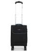 Чемодан мини XS тканевый Snowball 22204 46×33×18см 28+7см Черный - изображение 2