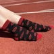 Женские носки 1 пара 36-41 р хлопковые высокие с дизайном - изображение 5