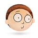 Декоративная подушка лицо Морти "Rick and Morty" FRMMORPIL22GN002 - изображение 1