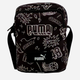 Спортивна сумка крос-боді через плече тканинна Puma Academy Portable 09069906 Чорна (4067981509409) - зображення 1