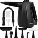 Пароочисник ручний MalTec HDS3550W-PRO для дому та автомобіля 1350 Вт 550 мл. IPX4 6 насадок + аксесуари пароочищувач Чорний - зображення 2