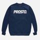 Bluza bez kaptura męska Prosto KLASYK Crewneck Classic XXII M Granatowa (5906742998528) - obraz 1