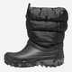 Дитячі зимові чоботи-дутики для хлопчика Crocs Classic Neo Puff Boot K 207683 20-21 Чорні (191448873421) - зображення 3