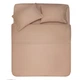 ARDESTO Простирадло Mix&Match, 180х240см, 100% бавовна, сатин, бежевий - изображение 4