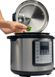 Gorenje Мультиварка-скороварка, 1000Вт, чаша-6л, електронне керув., 15 програм, метал/пластик, чорний - изображение 5