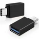 Переходник usb type c OTG-01 с телефона на флешку - usb адаптер для type c для компьютера черный - изображение 2