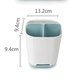 Подставка для зубных щеток Toothbrush Caddy органайзер для ванной комнаты белый с голубым 4ADGBP - изображение 7