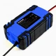 Зарядний пристрій для автомобільного акумулятора Foxsur 12V-24V 8A Blue - изображение 4