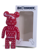 Статуэтка Bearbrick x Louis Vuitton x Supreme Red 200% 16 см Medicom Toy Известный бренд - изображение 2